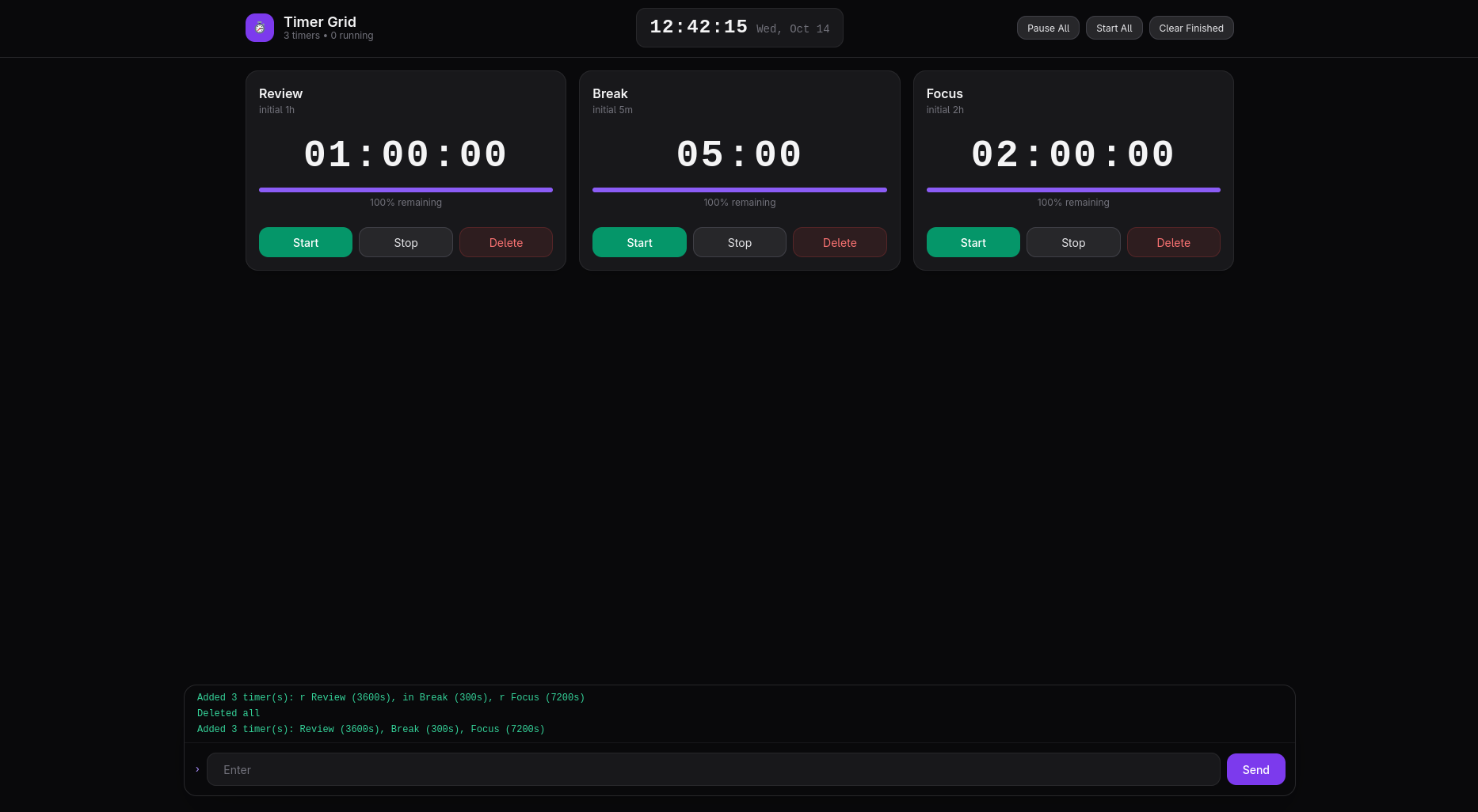 Cover Image TimerGrid